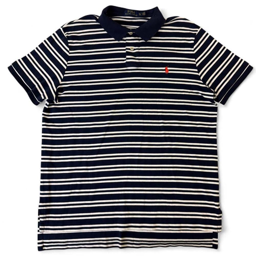 POLO RALPH LAUREN Striped Short Sleeve Polo Shirt